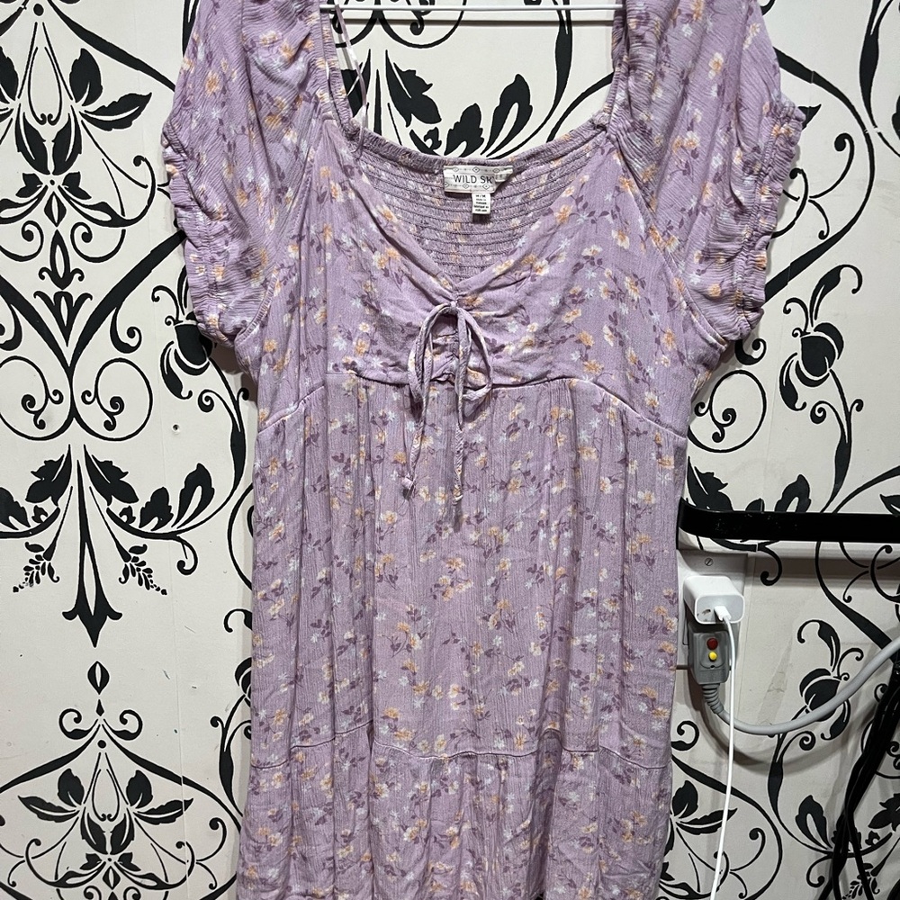 Wild Fable Purple Floral dress